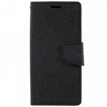 Atverčiamas juodas fancy dėklas (Huawei P10 LITE)